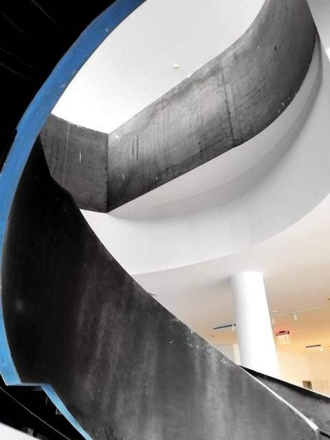 The underside of the run