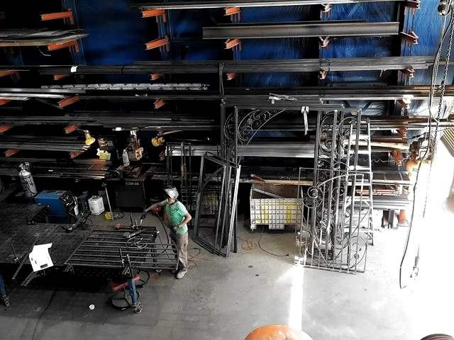 Steel racks and the brake