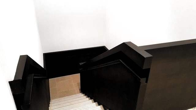 Blackened steel stair, 2017