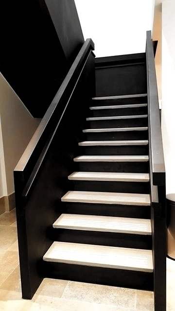 Blackened steel stair, 2017