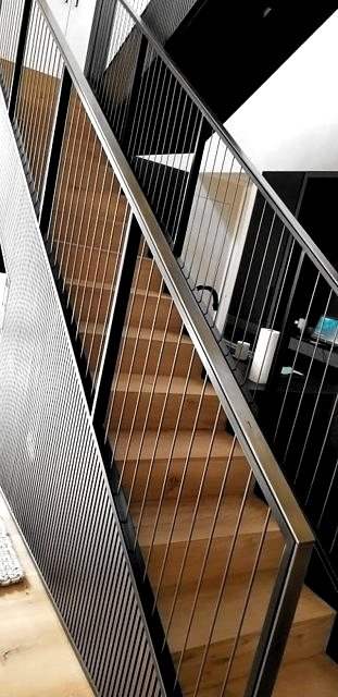 Stairs, rails and steel